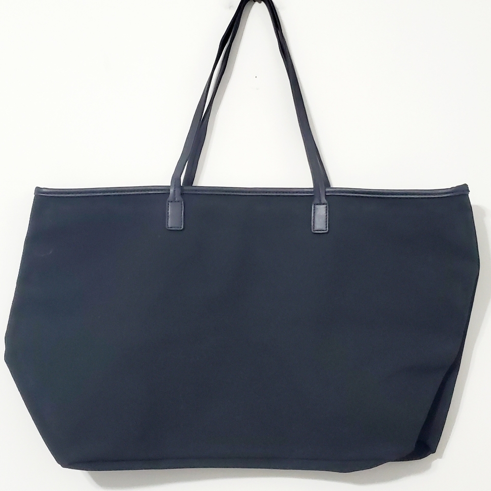 Cleobella Large Black Canvas Tote Shoulder Bag - Picture 7 of 11